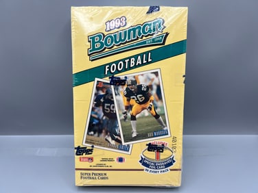 1993 Bowman Football Factory Sealed Wax Box