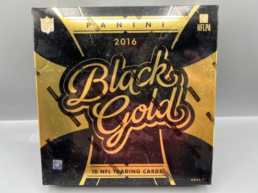 2016 Panini Black Gold Football Factory Sealed Hobby Box
