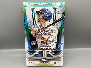 2021 Topps Fire Baseball Factory Sealed Hobby Box
