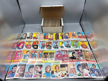 Box of (300+) 1960s & 70s Topps Hockey Cards W/ Stars - Varying Conditions