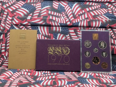 1970 Coinage Of Great Britain And Northern Ireland Proof Set In OGP