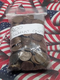 (300) Assorted Lincoln Wheat Cents