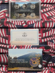 2005 P, D, S US Mint Westward Journey Nickel Series Proof Set. OGP