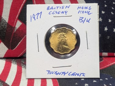 1977 Southeast Asia Twenty Cents Coin