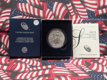 2015-W American Silver Eagle, 1 oz Silver Dollar