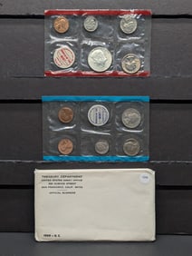 1969 P&D Uncirculated Coin Set In OGP