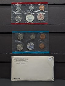 1970 P&D Uncirculated Coin Set In OGP