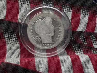 1904 Barber Dime Nicely Circulated