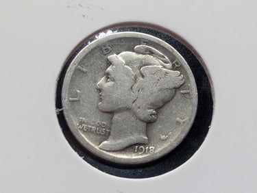 1918 Mercury Dime