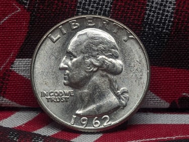 1962 D Washington Quarter Bright & Flashy UNC