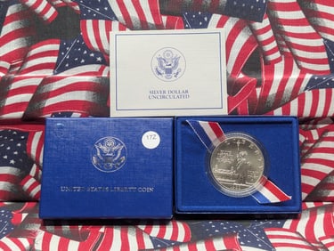 1986 Statue of Liberty 90% "Silver" Dollar