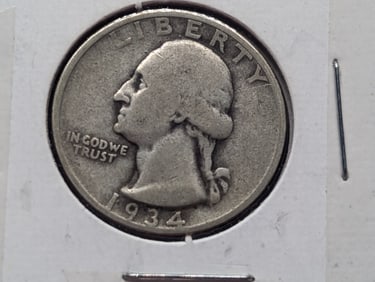 1934-D Washington Quarter