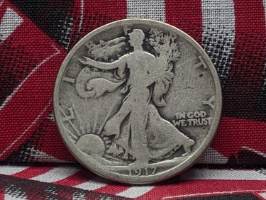 1917-S Walking Liberty Circulated