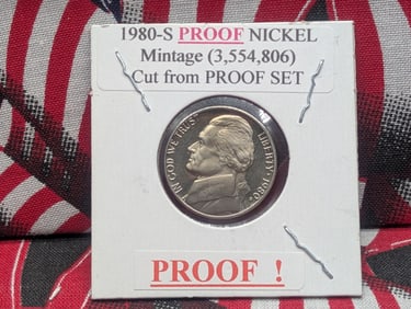 1980-S Jefferson Nickel, Proof