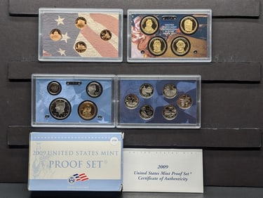 2009-S U.S. Mint Proof Set In OGP With COA