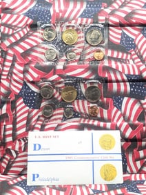1985 P&D Uncirculated Commemorative coin set
