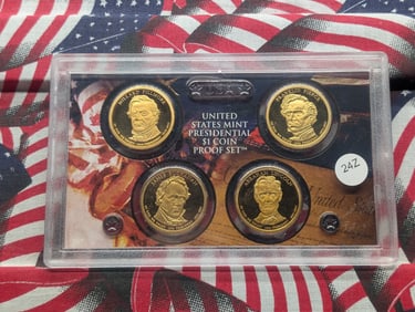 2010-S U.S. Mint Proof Presidential Dollar set