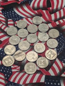 (20) Israeli 1/2 Pound Coins