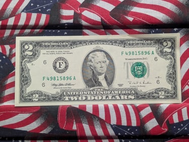 1995 $2 Federal reserve Bank Note