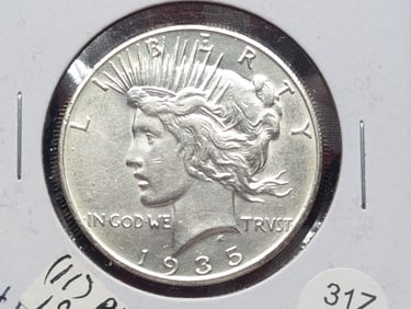 1935 Peace Dollar