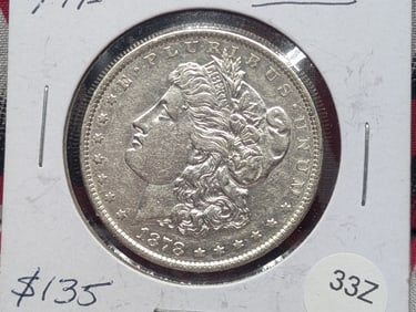 1878 7TF "Rev of 79", scarce date