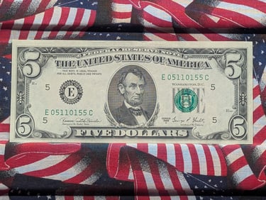 # 1972-E 1969-C Richmond $5.00 Green Seal Note Gem New Crisp UNC