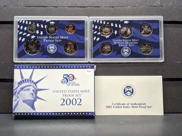 2002-S U.S. Mint Proof Set In OGP With COA