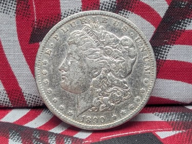 1890-O Morgan Silver Dollar. High Grade