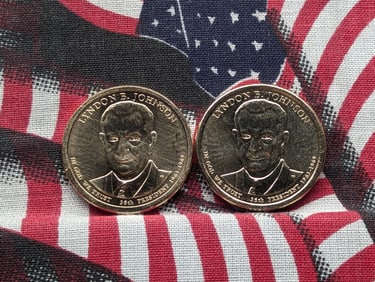 2015 P & D Johnson Presidential Dollars