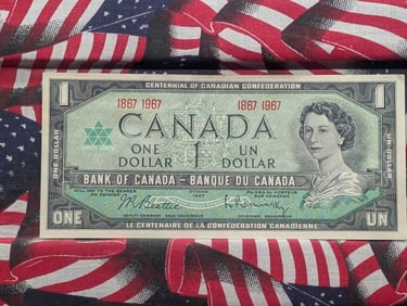 1967 $ 1.00 Canada Dollar About New Almost UNC