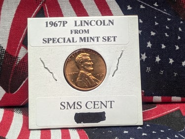 1967-P Lincoln Memorial Cent