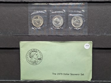 1979 Susan B. Anthony Dollar Souvenir Set