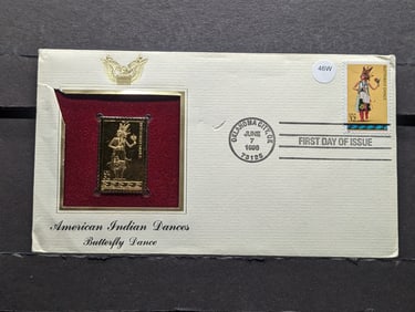 1996 American Indian Butterfly Dance First Day Issue Cover