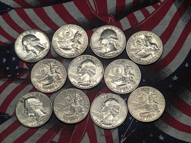 (11) 1976 P & D Washington Quarters