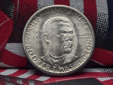 1946-S Booker T Washington Half Dollar Bright & Flashy