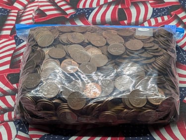 (1,400) Assorted Lincoln Wheat Cents
