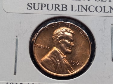 1966-P Lincoln Memorial Cent