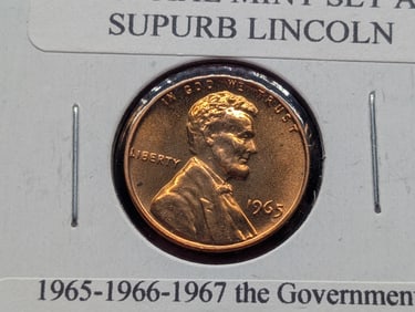 1965-P Lincoln Memorial Cent