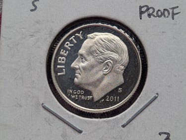2011-S Roosevelt Dime, Silver Proof