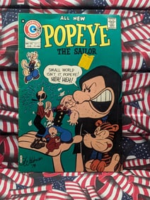 POPEYE, 75c CDC-1975, Amazing Ads, Comic Book, Re-live Your Past, 50 Years Old!!