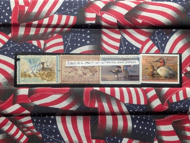 (4) Dept. Of The Interior Duck Stamps