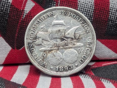 1893 Columbian Expo Half Dollar Lightly Circulated