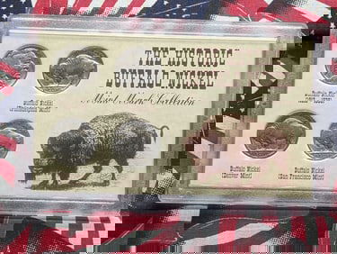 The Historic Buffalo Nickel Mint Mark Collection P,D & S coin Set