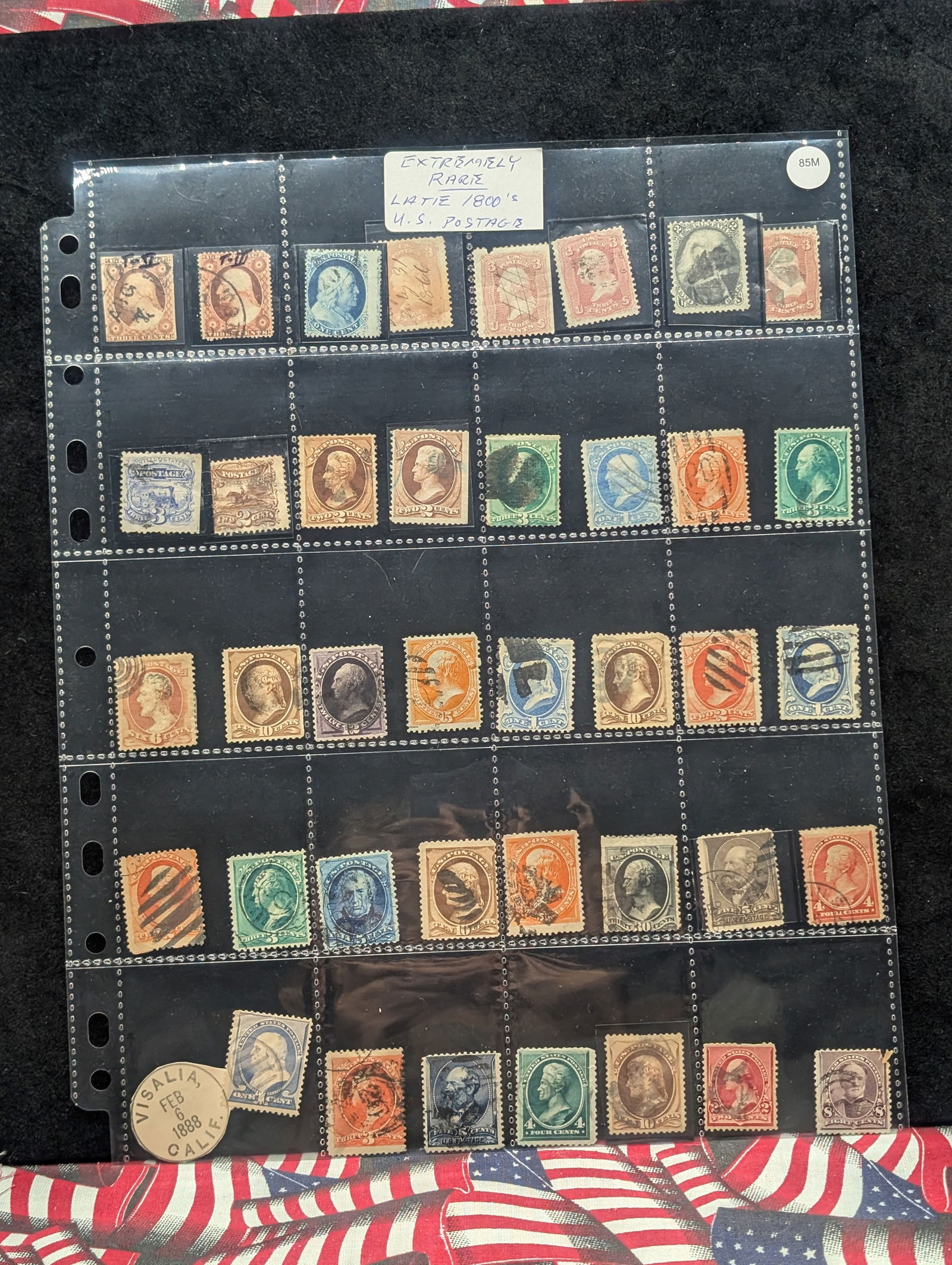 (39) Late 1800'S Used U.S. Stamps (1 of 3)