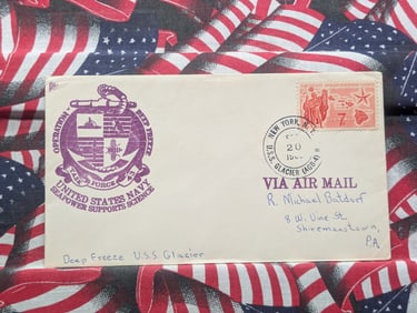 1960 U.S. Naval "Operation Deep Freeze" Cachet