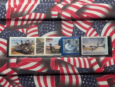 (5) Assorted Duck Stamps