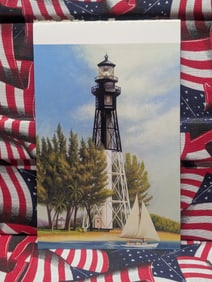 (5) Southern Lighthouse Post Cards, Stamped, Mint