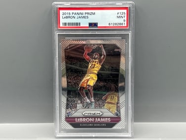 2015 Panini Prizm LeBron James #125 PSA Mint 9