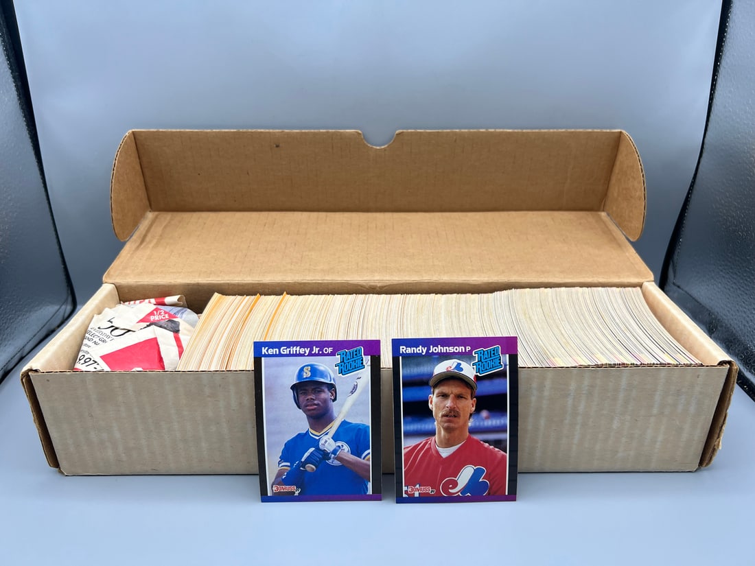 1989 Donruss Baseball Complete Set W/ Ken Griffey Jr. RC & Randy Johnson RC (1 of 3)