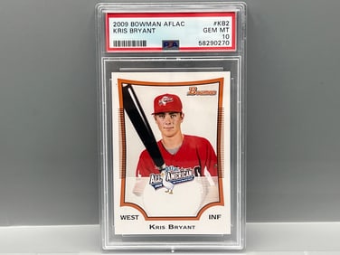 2009 Bowman Aflac Kris Bryant Prospect/RC #KB2 PSA Gem Mint 10